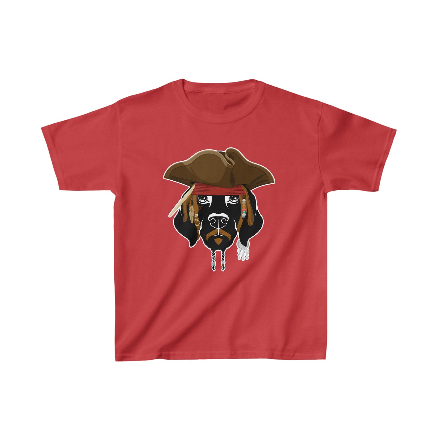 Pirate Dog Kids Heavy Cotton Graphic Tee