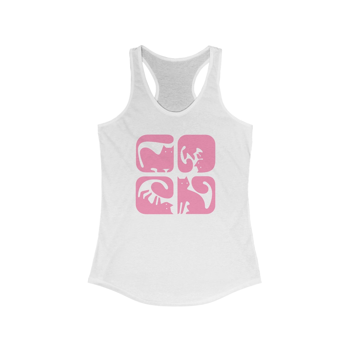 Cats Graphic Women's Racerback Tank Top