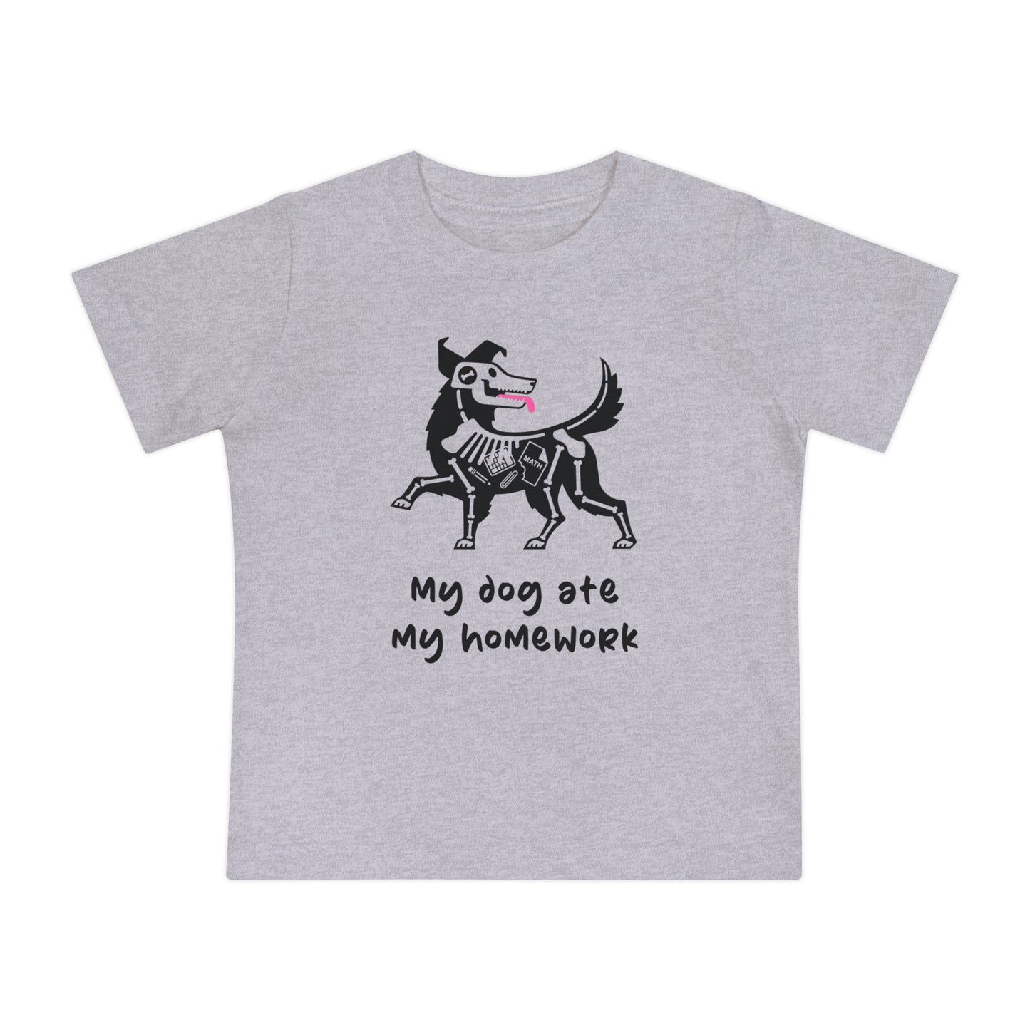 My Dog Ate My Homework Baby Graphic Tee
