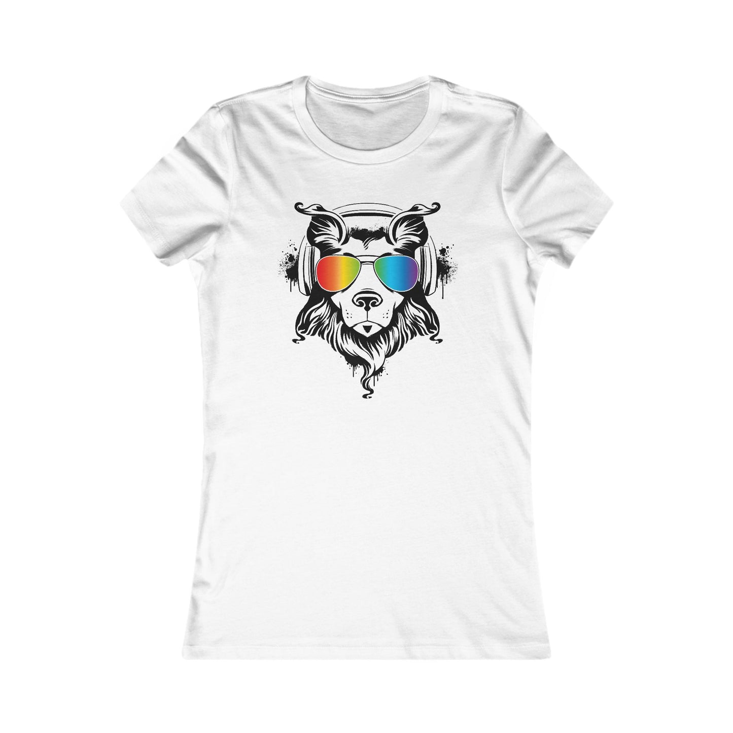Music Dog Women's Fitted Tee