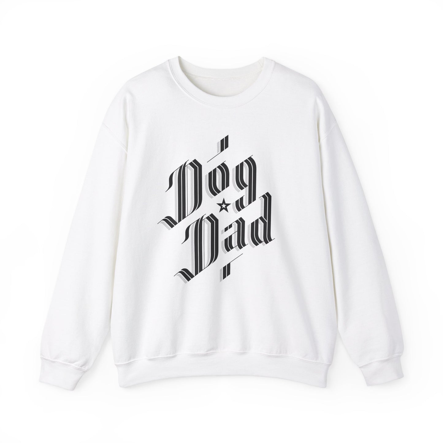 Sophisticated Dog Dad Men's Heavy Blend Crewneck Sweatshirt