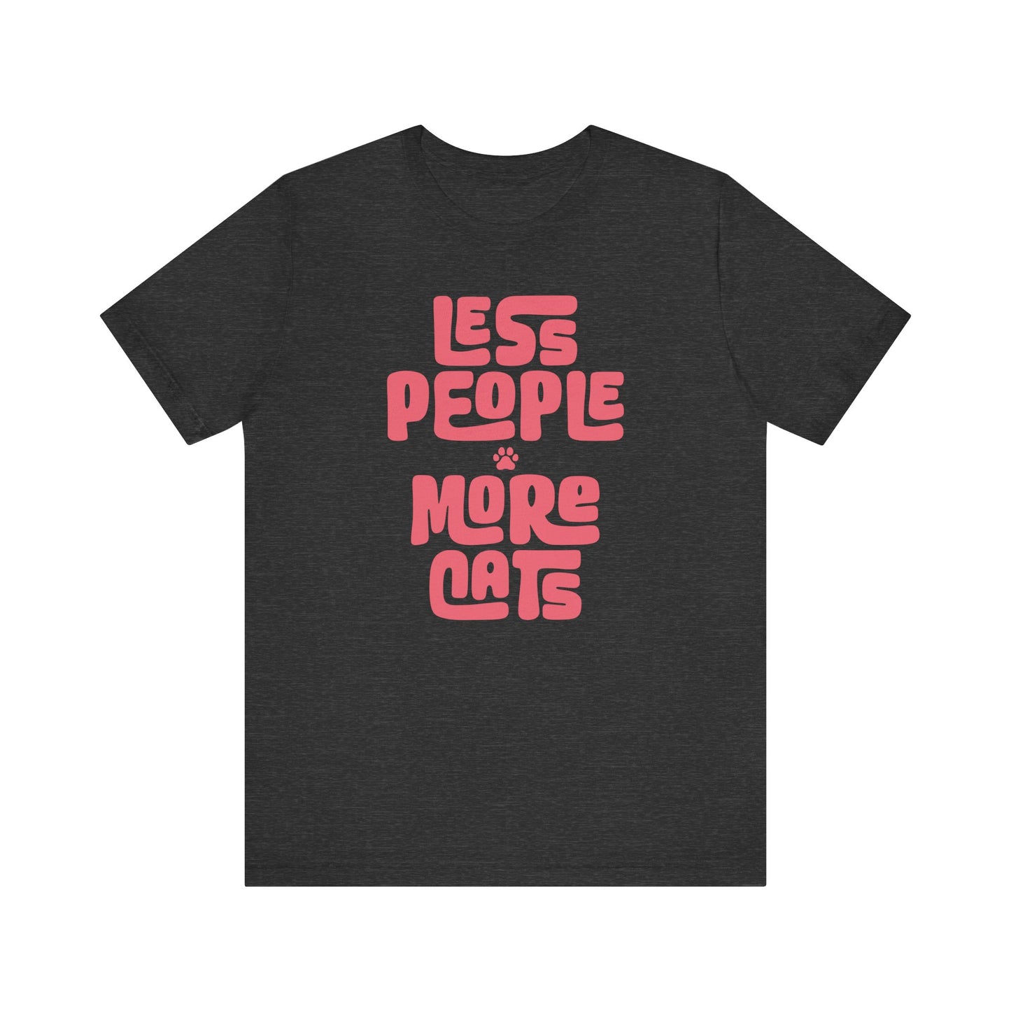 Less People More Cats Graphic Women's Graphic Tee