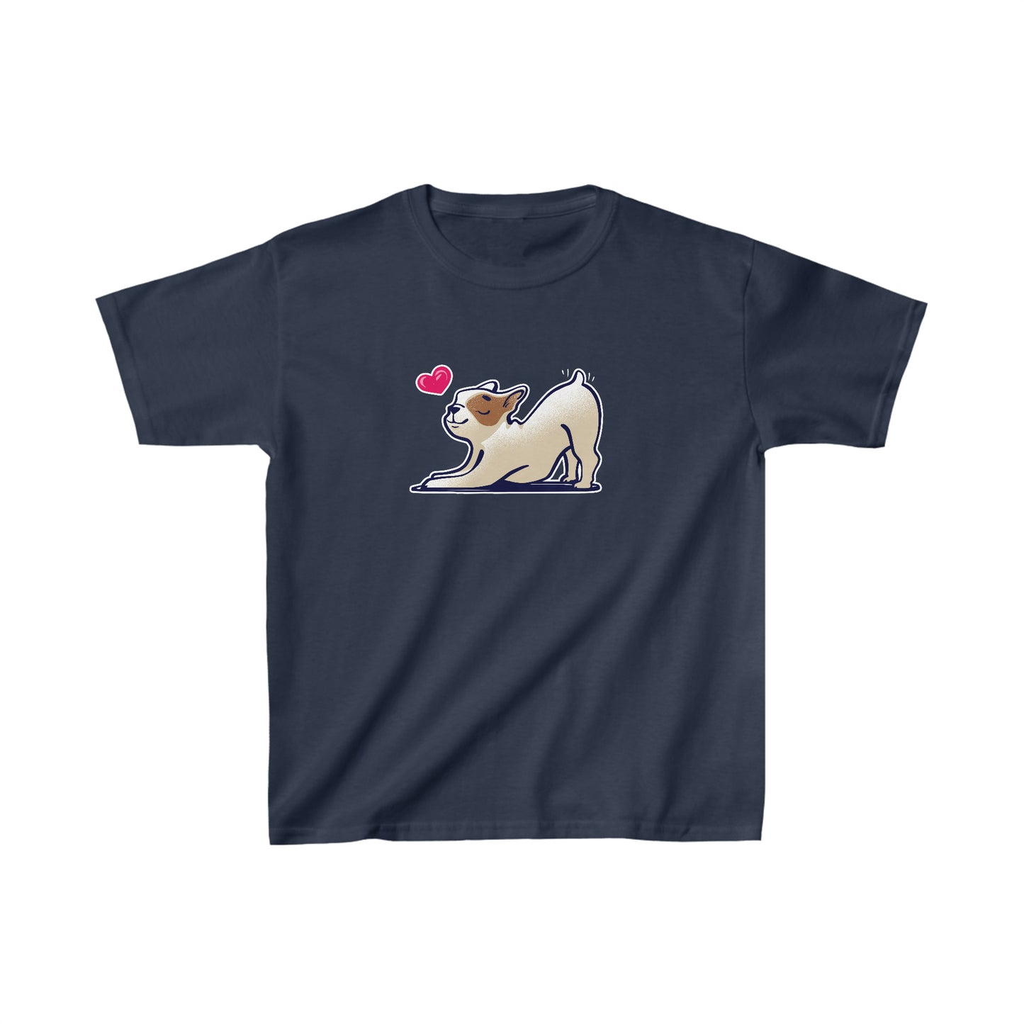 Yoga Dog Kid's Heavy Cotton Tee