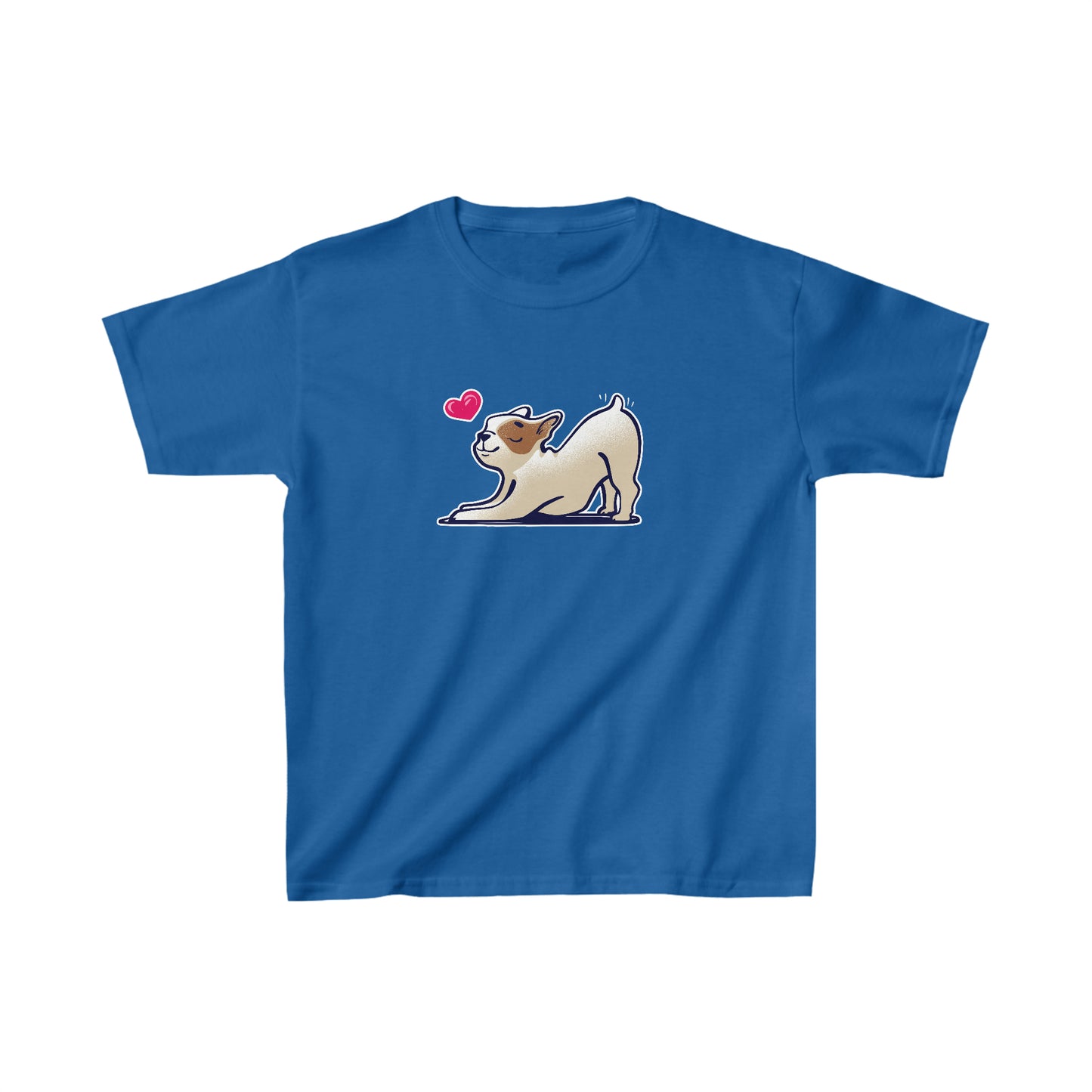 Yoga Dog Kid's Heavy Cotton Tee