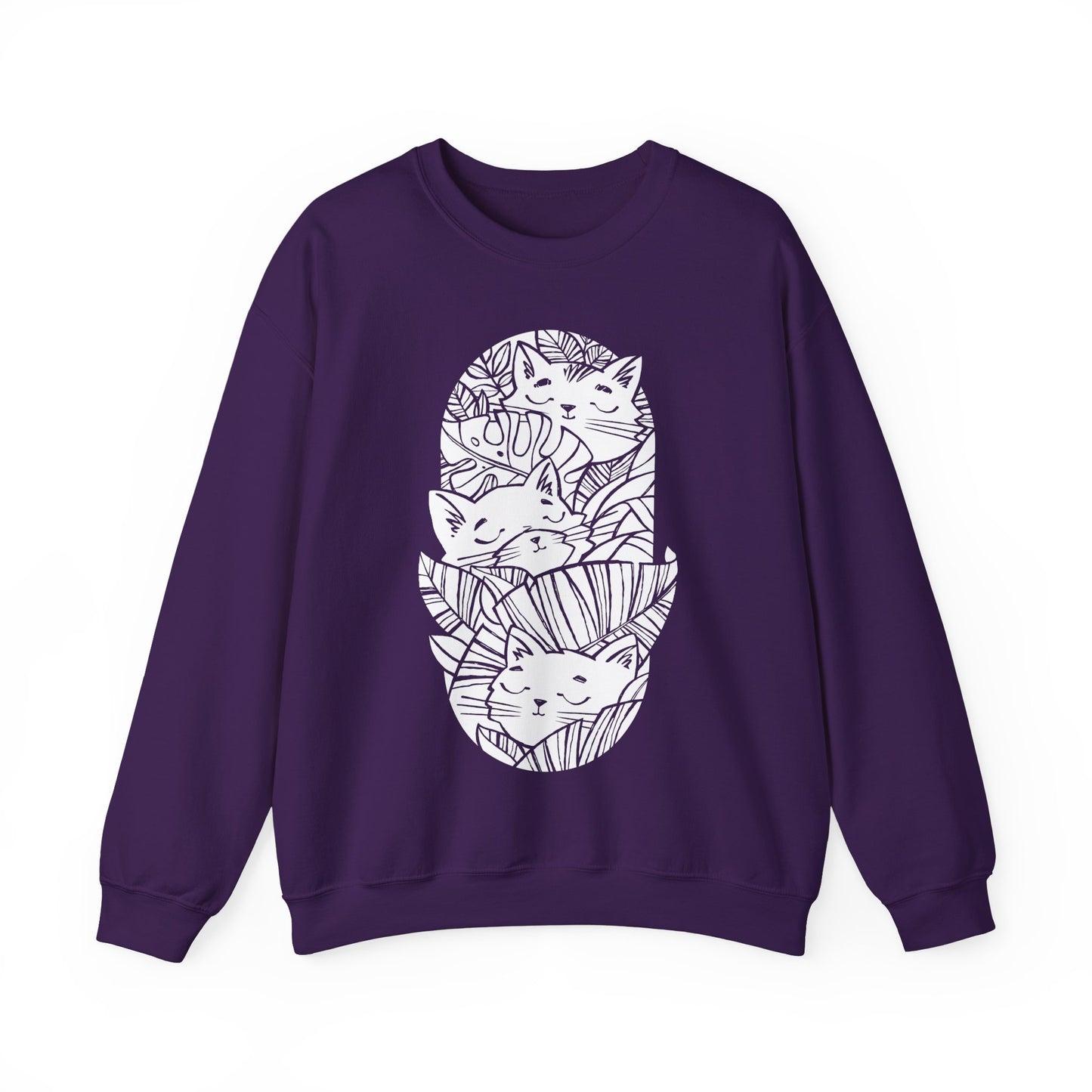 Jungle Cats Women's Heavy Blend Crewneck Sweatshirt
