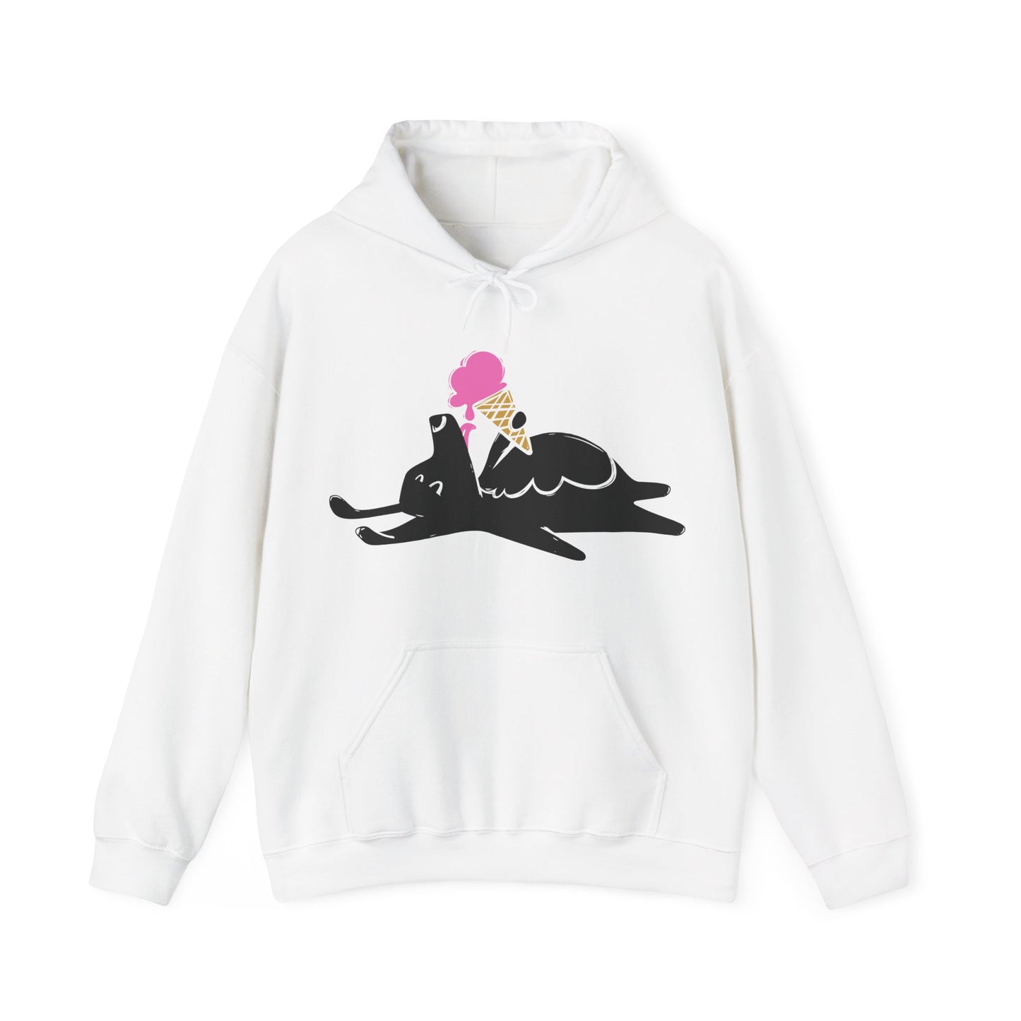 Icecream Pooch Women's Hooded Sweatshirt