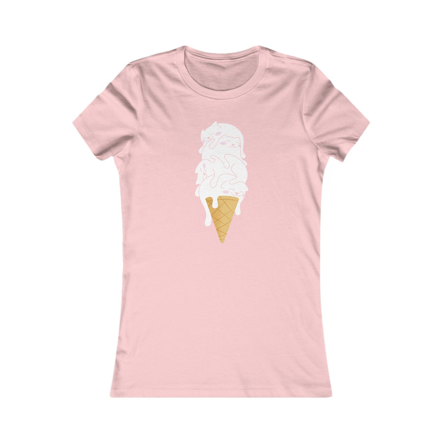 Kitty Cone Women's Fitted Tee
