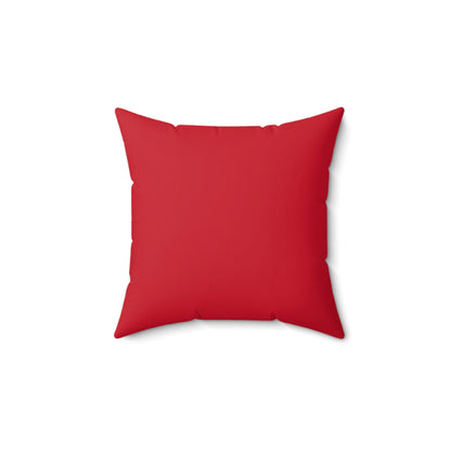 Dog in Space Spun Polyester Square Pillow