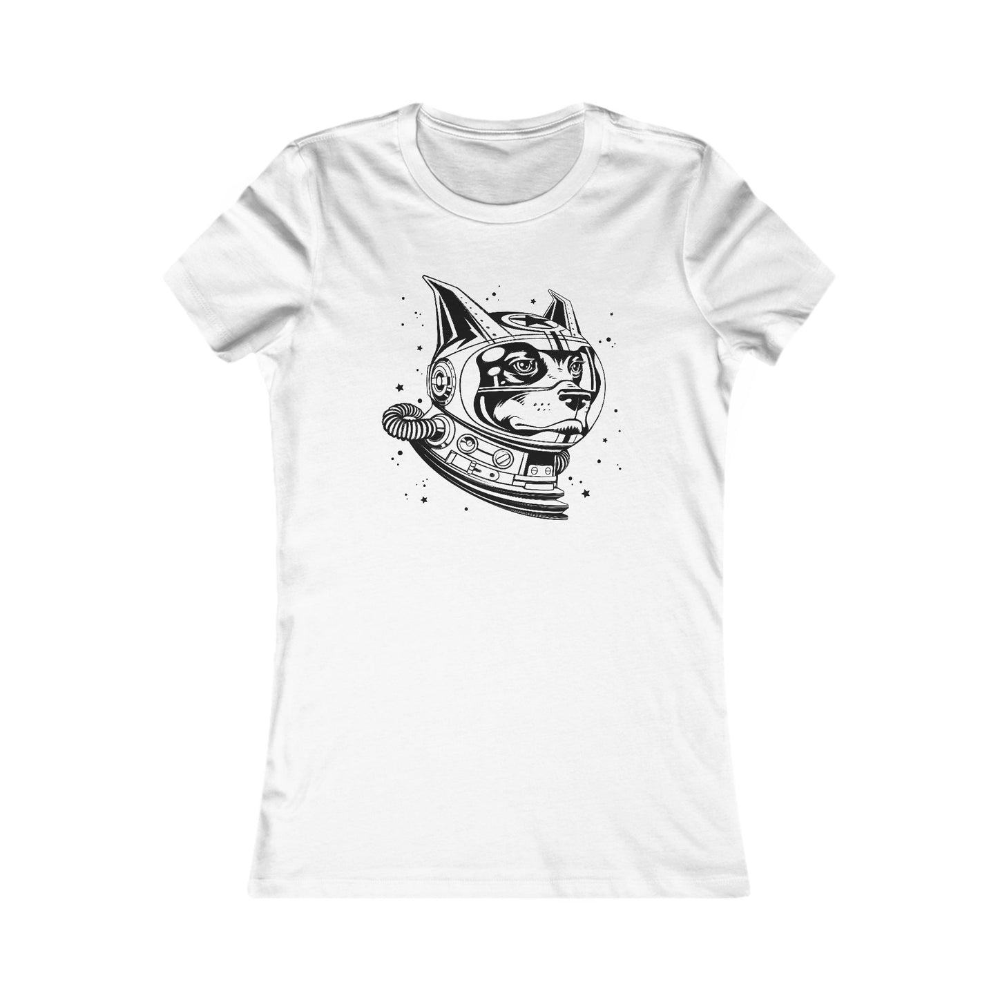 Space Dog Women's Fitted Tee