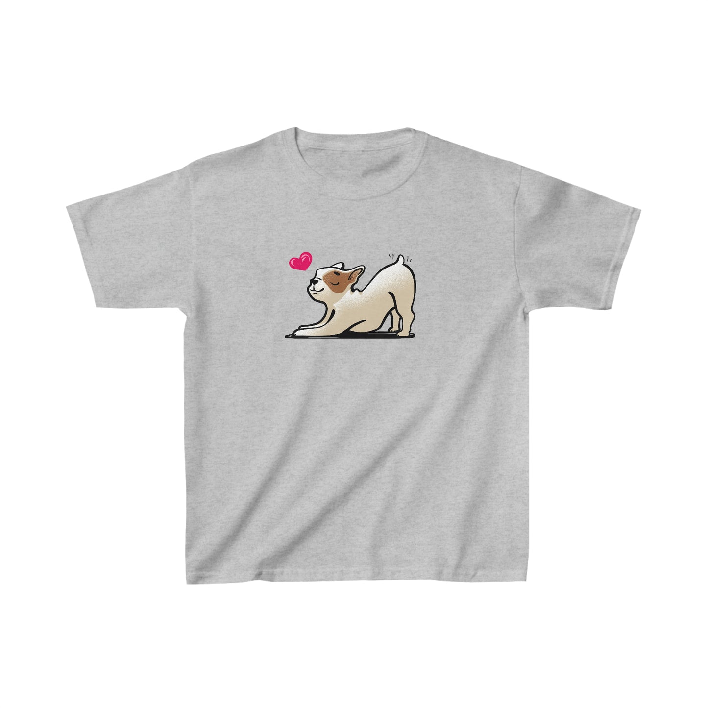 Yoga Dog Kid's Heavy Cotton Tee