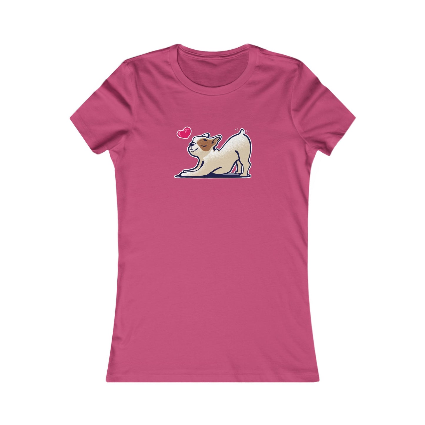Yoga Dog Women's Fitted Tee