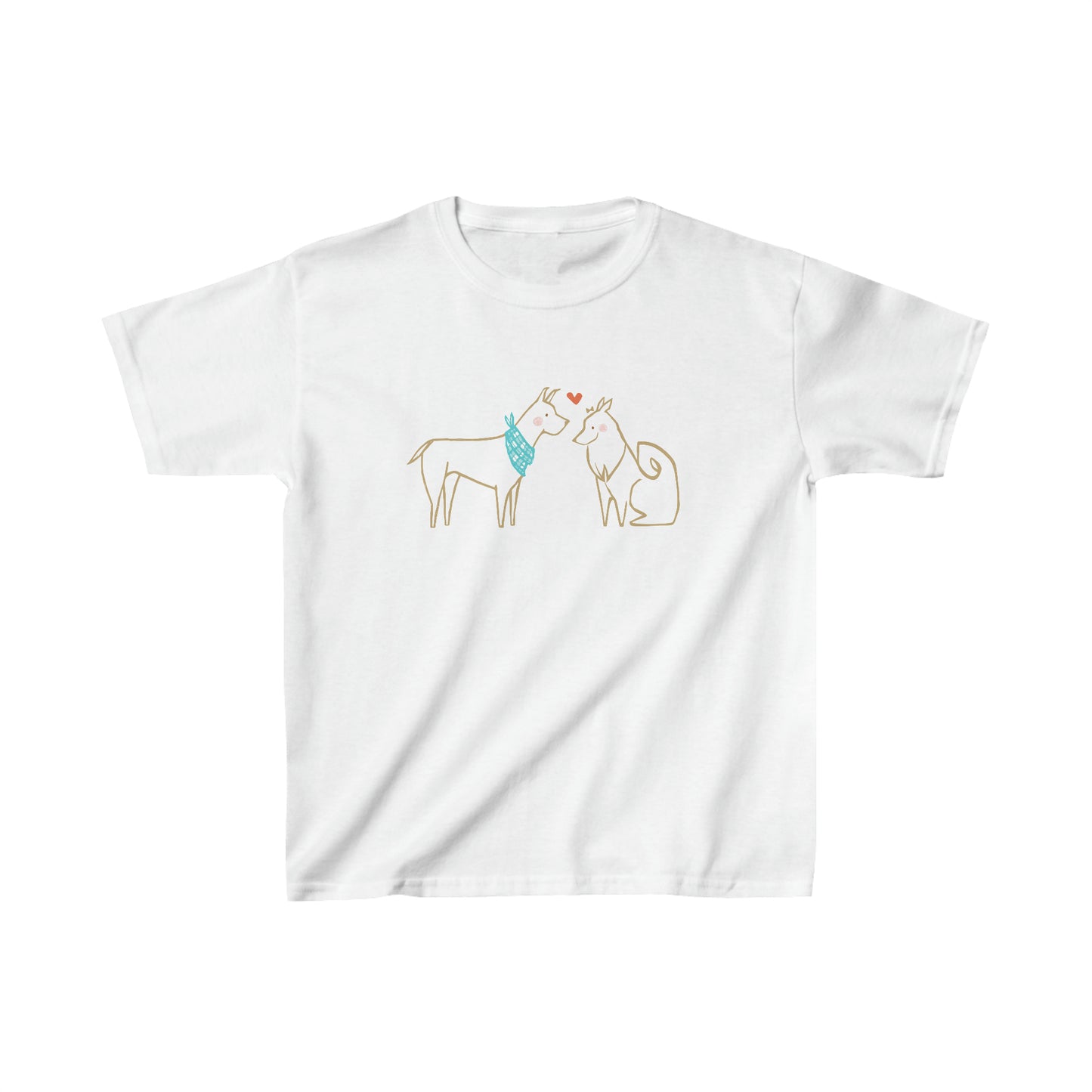 Dogs in Love Kid's Heavy Cotton Tee