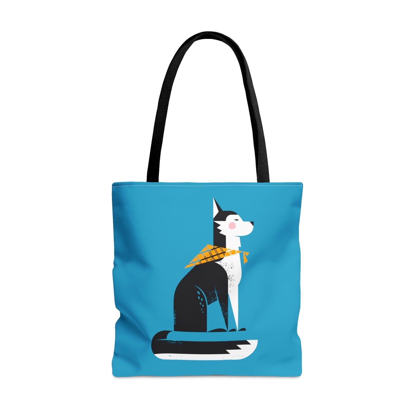 Sitting Husky Tote Bag