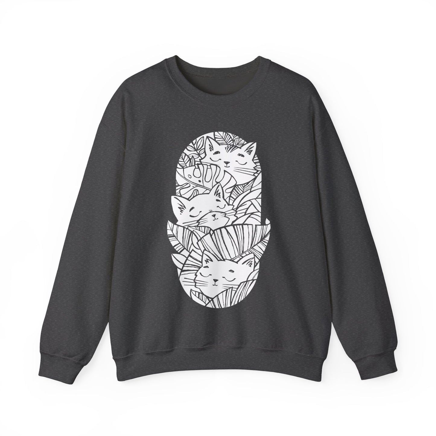 Jungle Cats Women's Heavy Blend Crewneck Sweatshirt