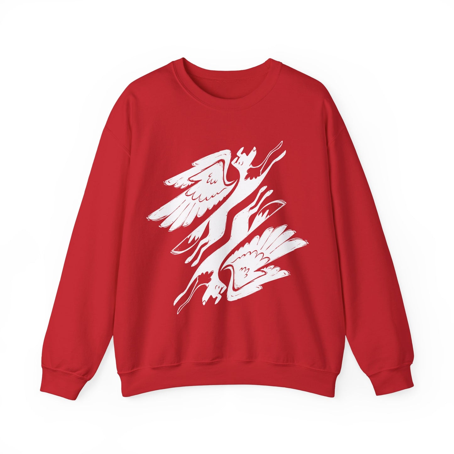 Angel Dogs Men's Heavy Blend Crewneck Sweatshirt