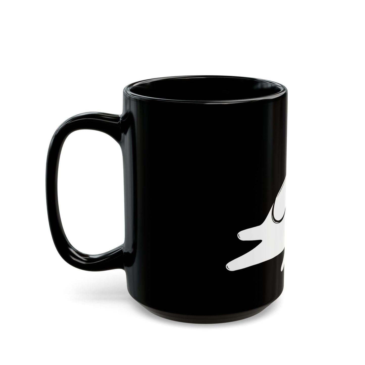 Icecream Pooch 15oz Black Mug