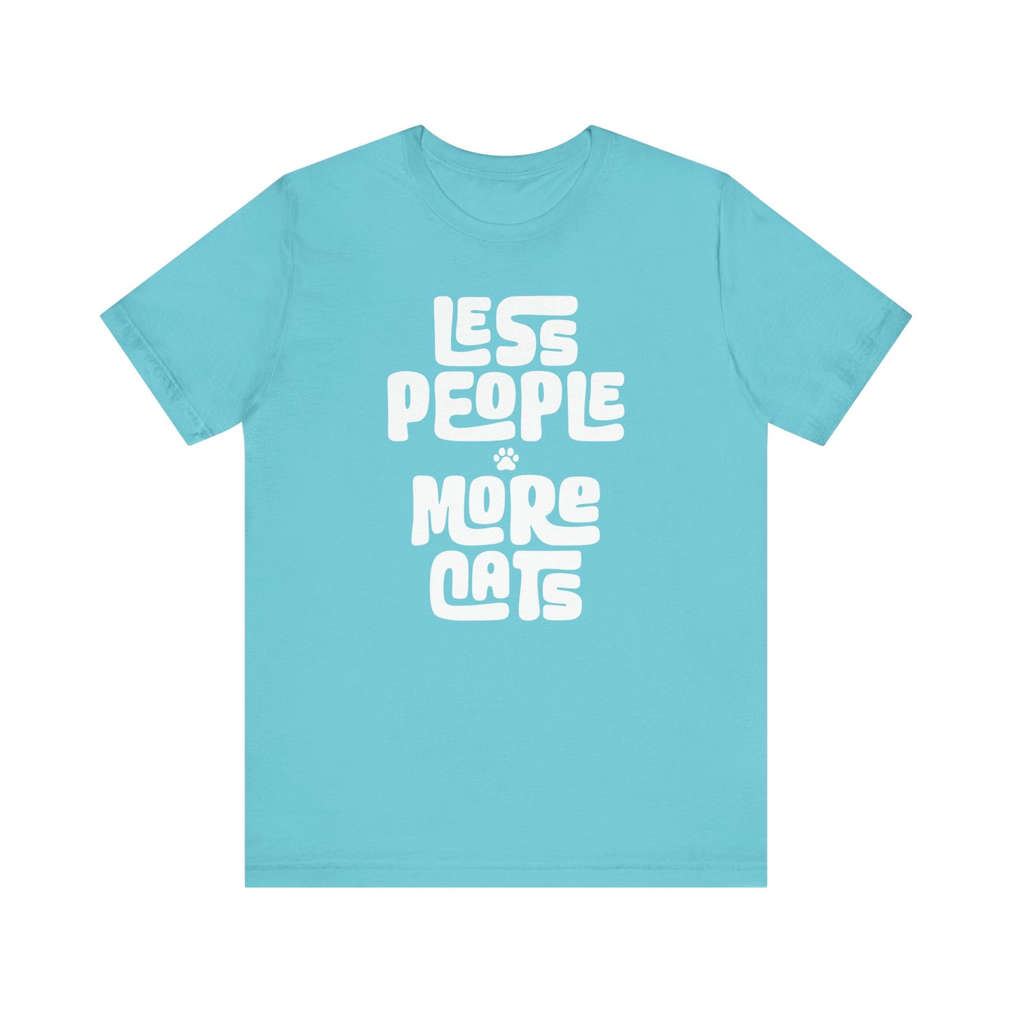 Less People More Cats Graphic Women's Graphic Tee