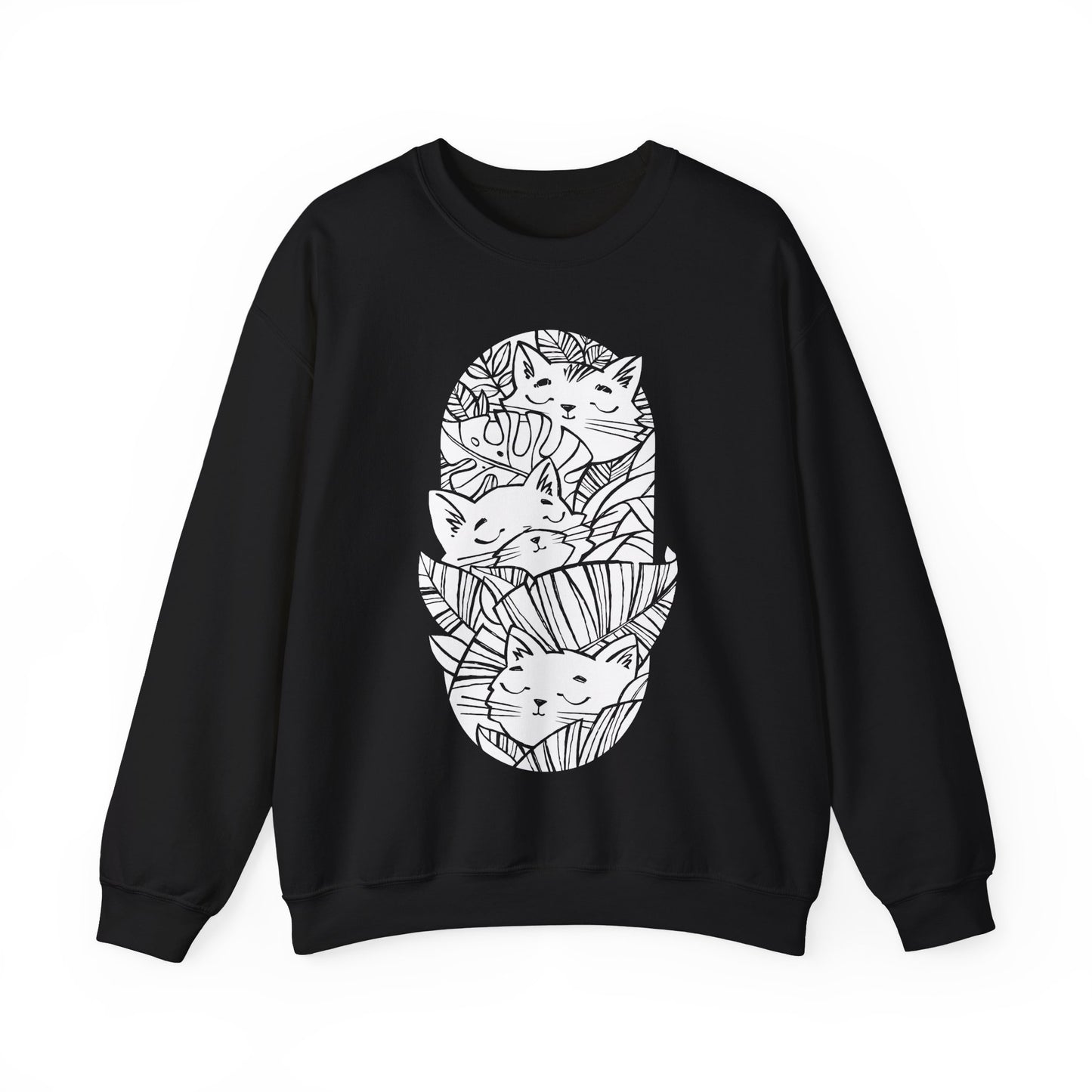 Jungle Cats Women's Heavy Blend Crewneck Sweatshirt