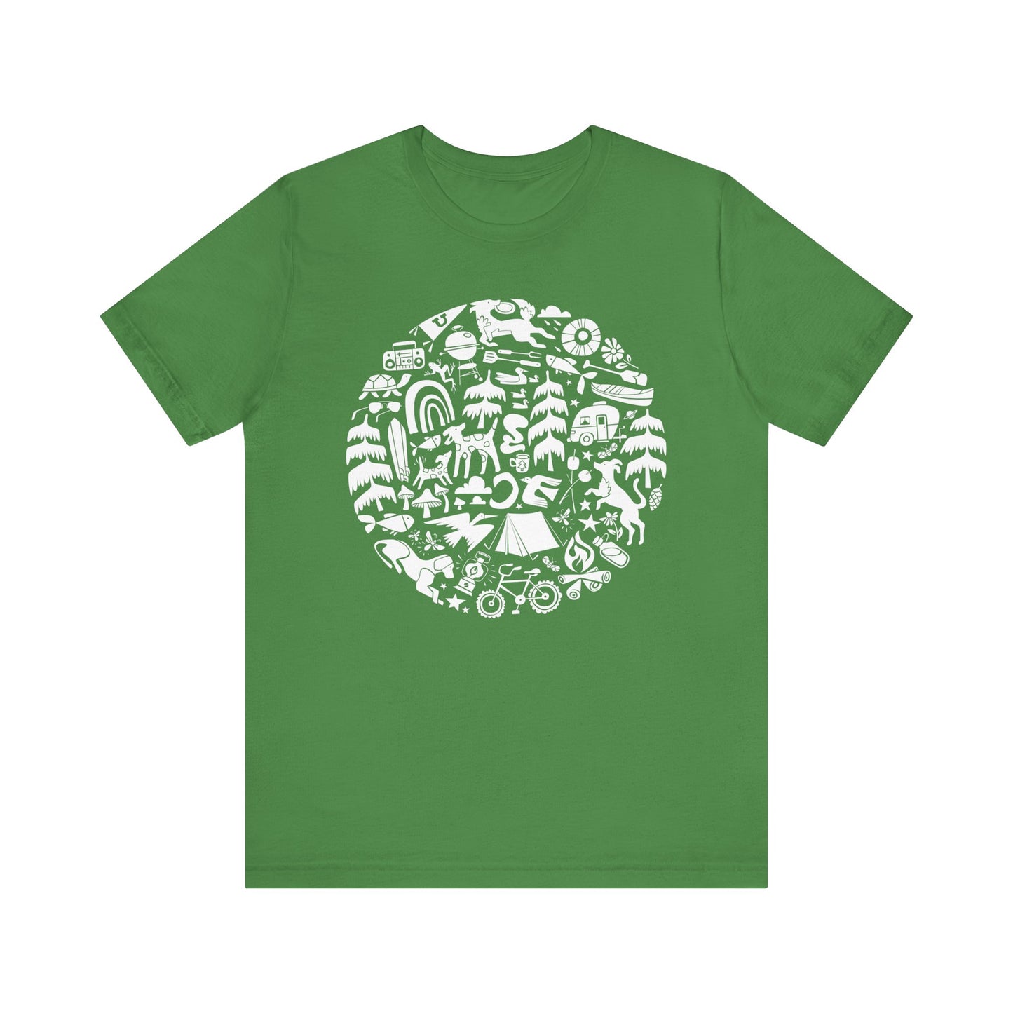 Camping Dogs Women's Graphic Tee