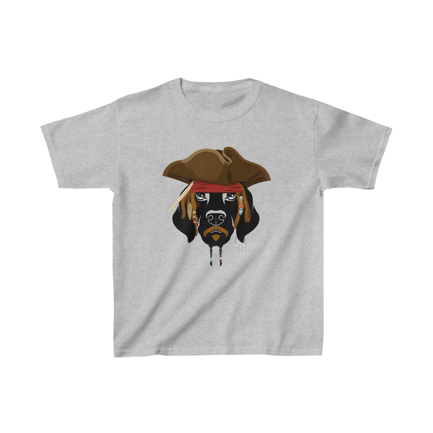 Pirate Dog Kids Heavy Cotton Graphic Tee