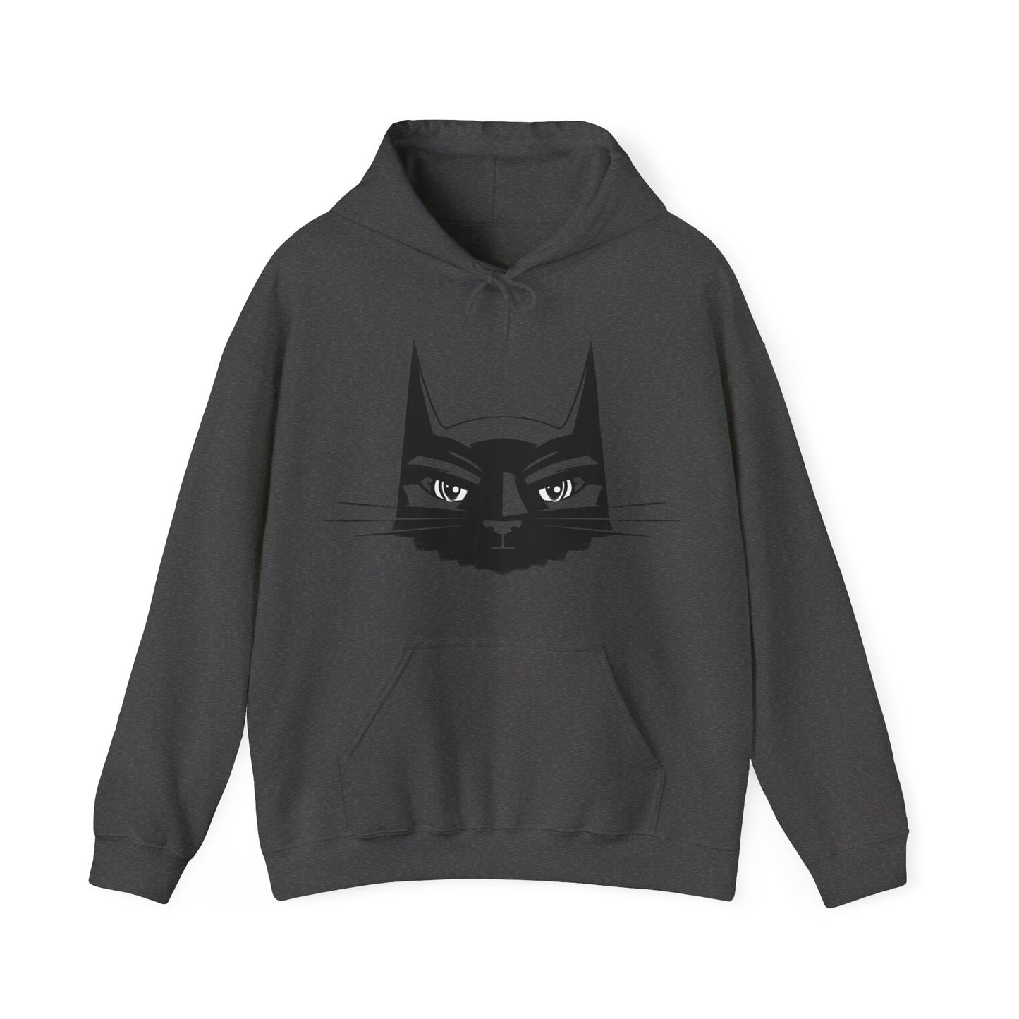 Bat Cat Men's Hooded Sweatshirt