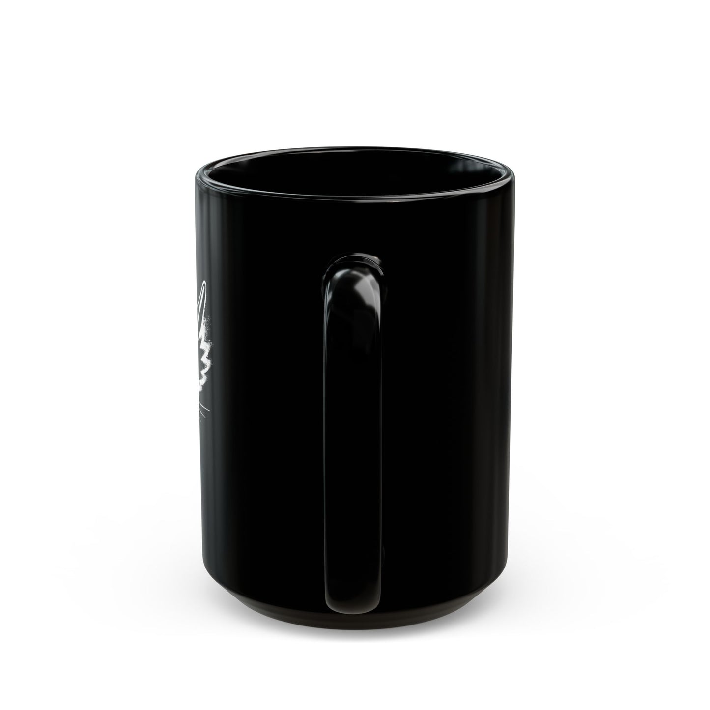 Cowboy Cat 15oz Black Mug