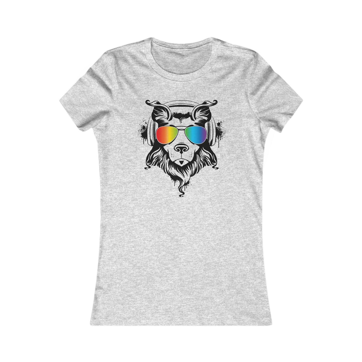 Music Dog Women's Fitted Tee