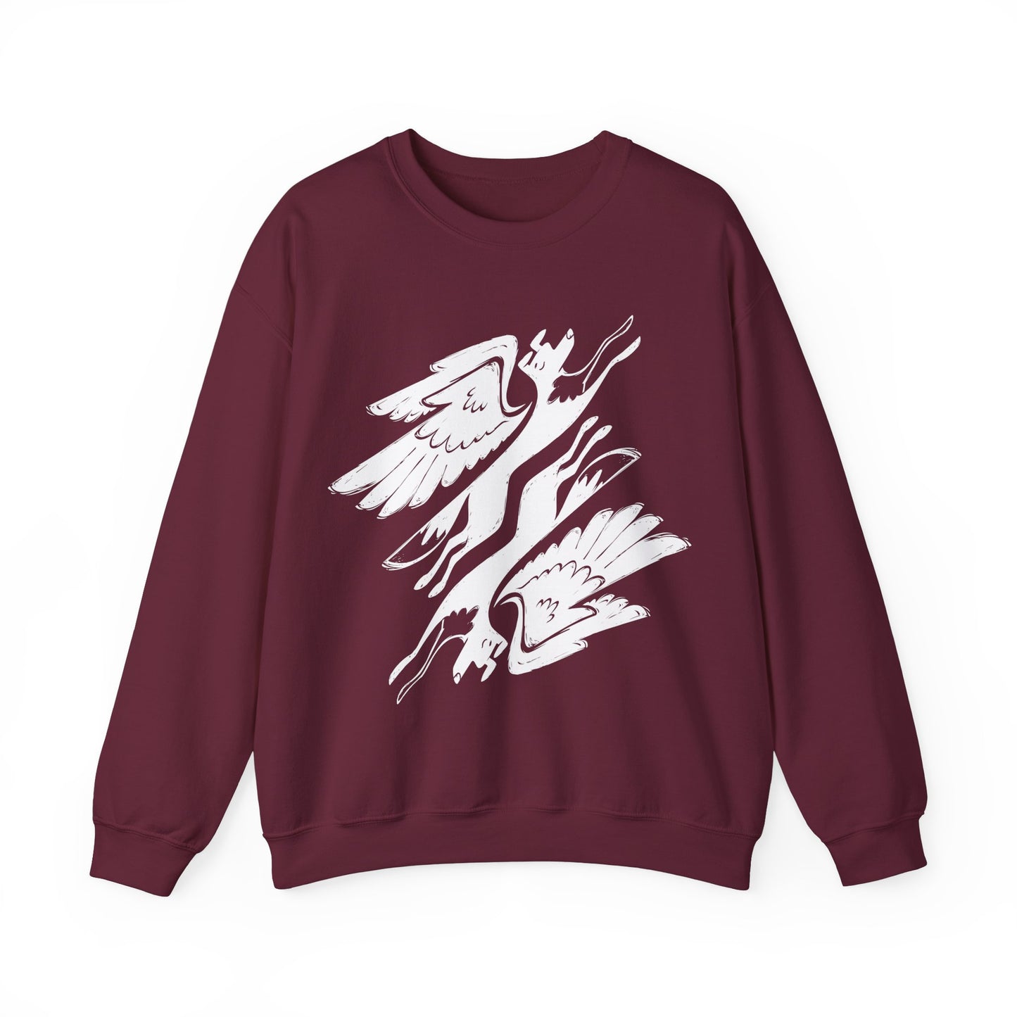 Angel Dogs Women's Heavy Blend Crewneck Sweatshirt