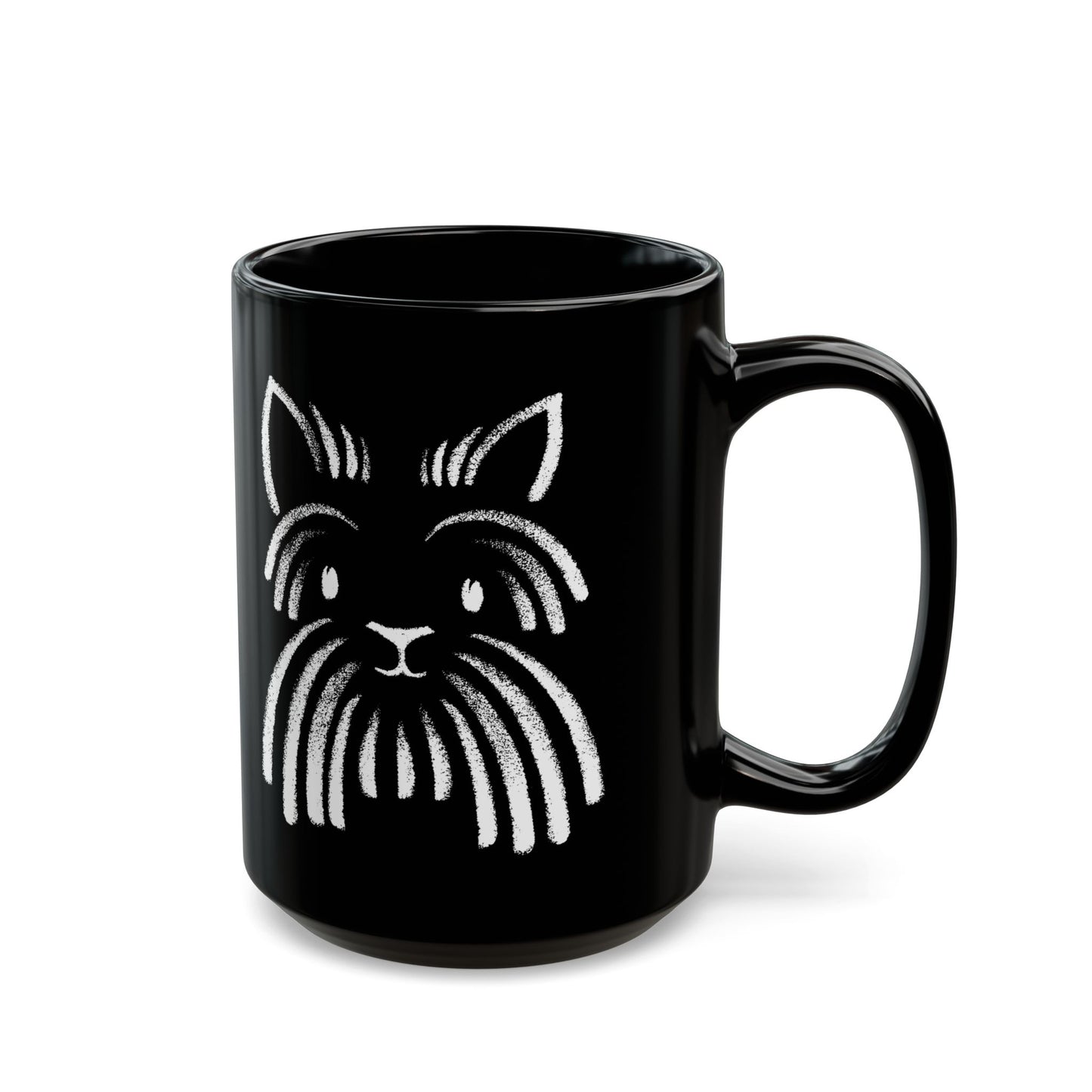 Dog BF#10 15oz Black Mug