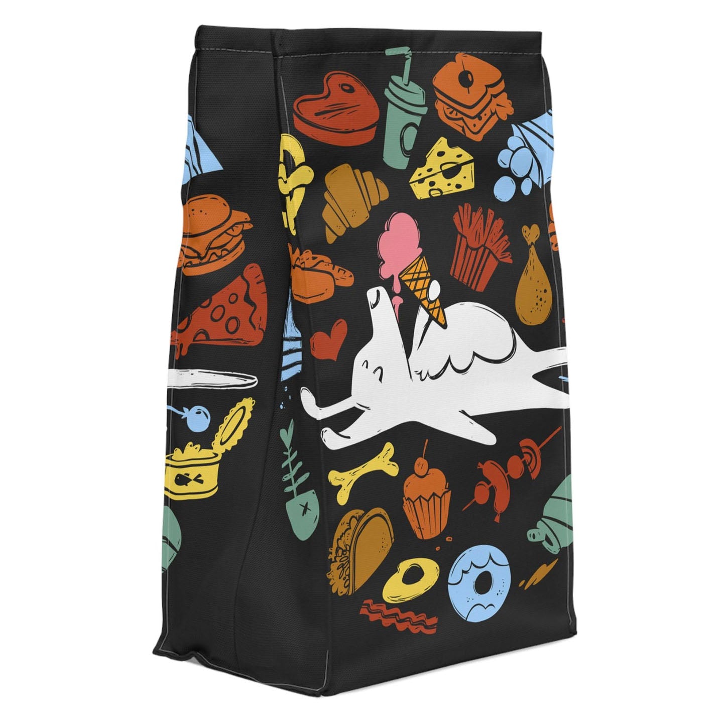 All Food is Dog Food Polyester Lunch Bag