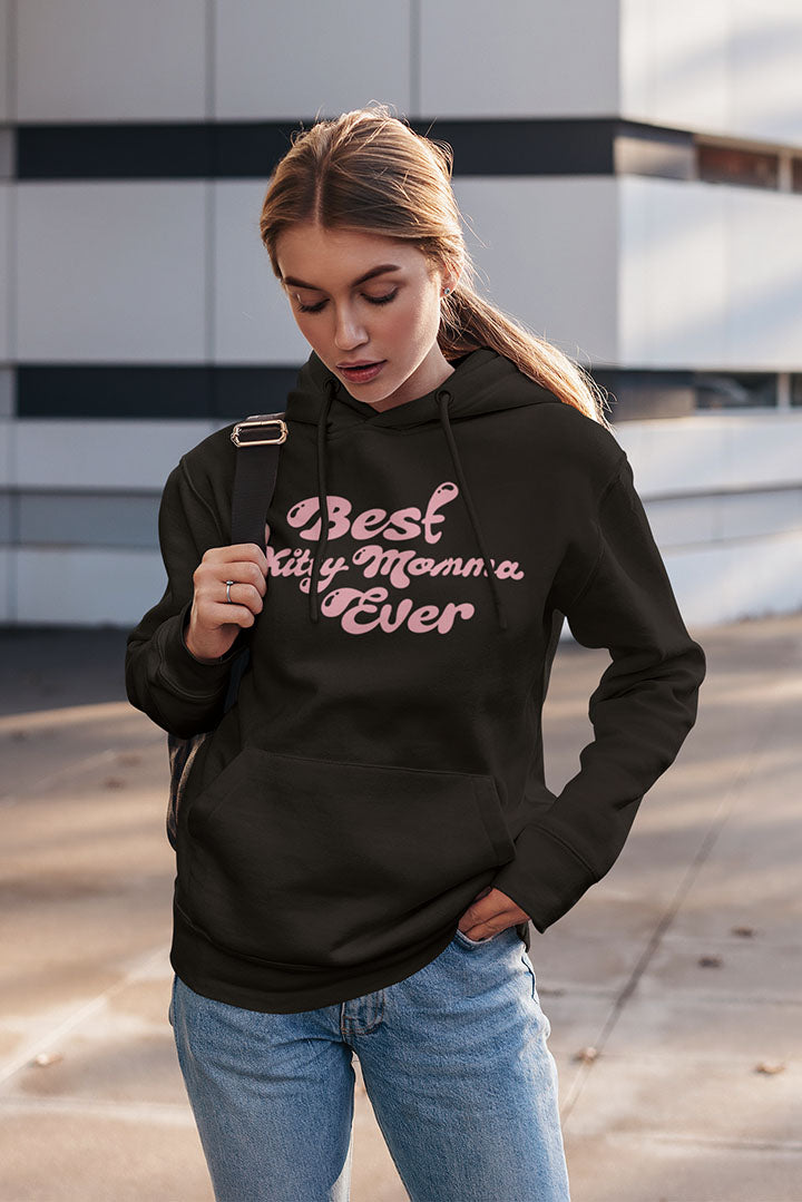 Best Kitty Momma Ever Women's Hooded Sweatshirt