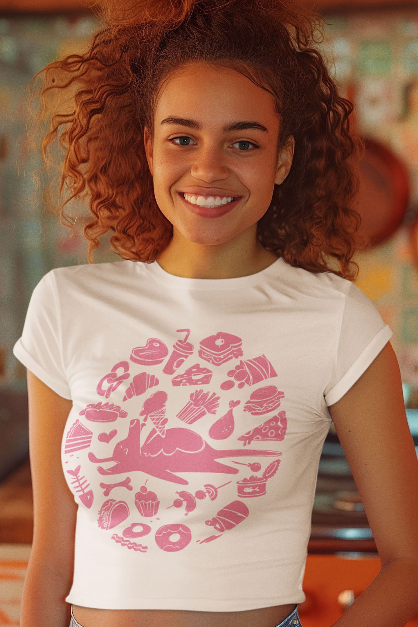 All Food is Dog Food Women's Baby Tee