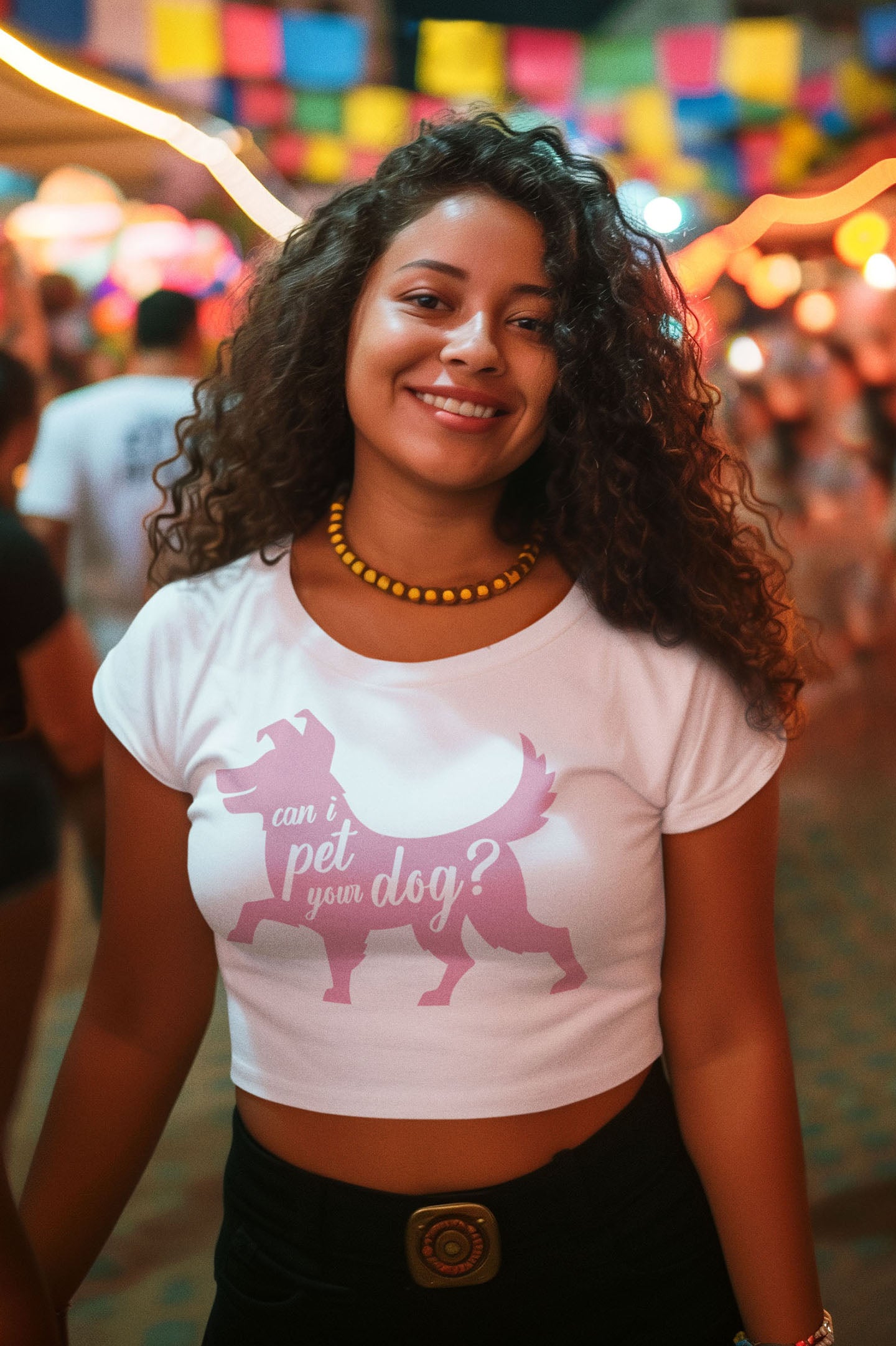 Can I Pet Your Dog Women's Baby Tee