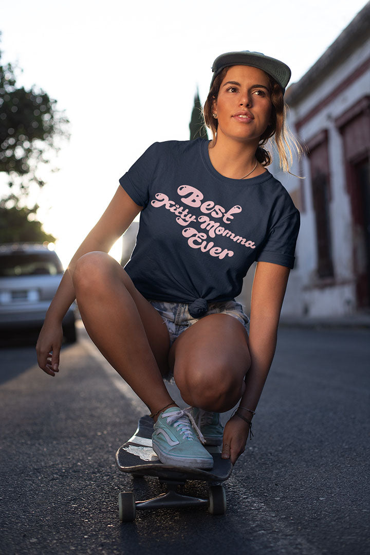 Best Kitty Momma Ever – Purrfect Tee for Cat Lovers!