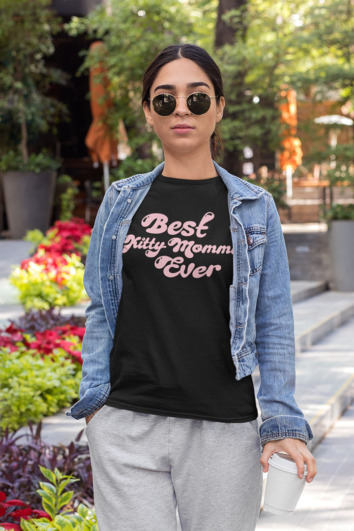 Best Kitty Momma Ever – Purrfect Tee for Cat Lovers!