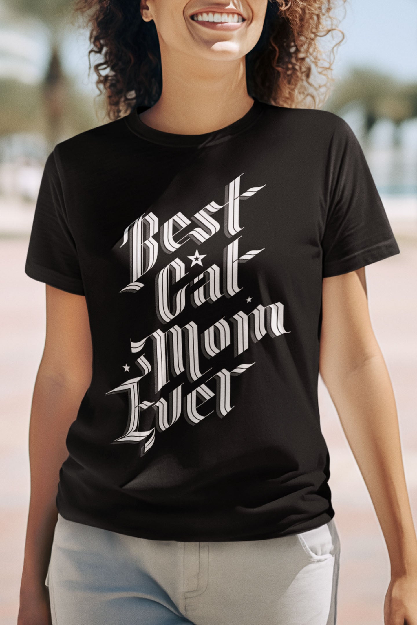 Best Cat Mom Ever Women's Graphic Tee