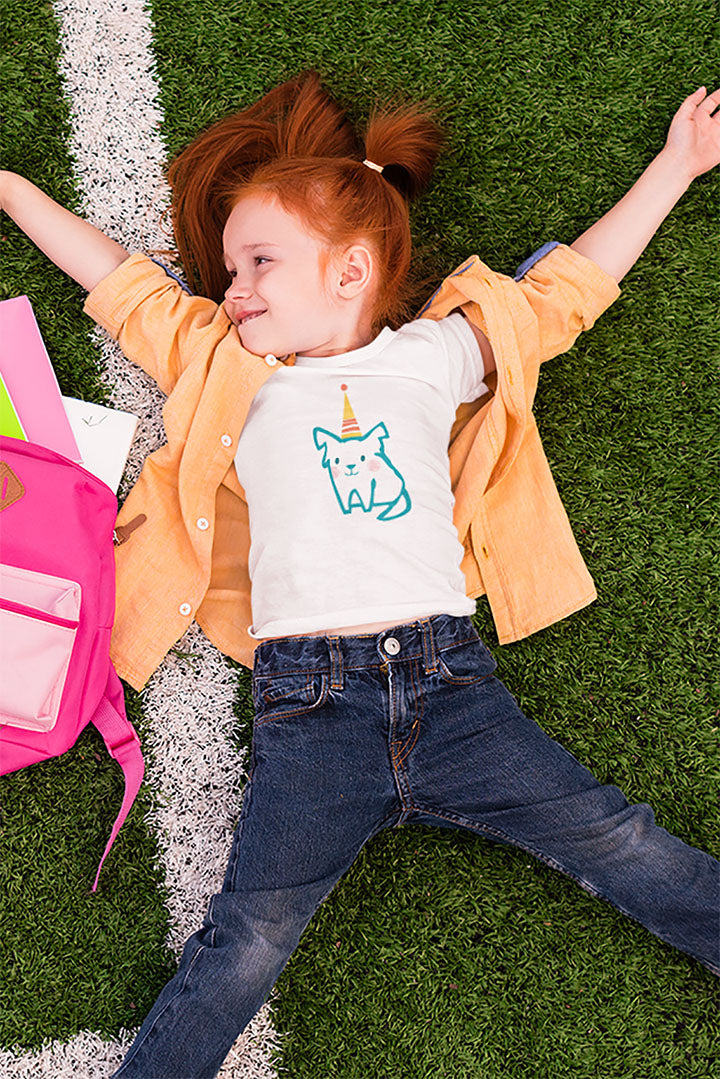 Birthday Dog Kid’s Heavy Cotton Graphic Tee