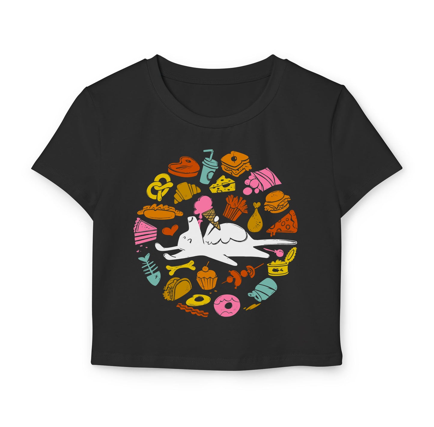 All Food is Dog Food Women's Baby Tee