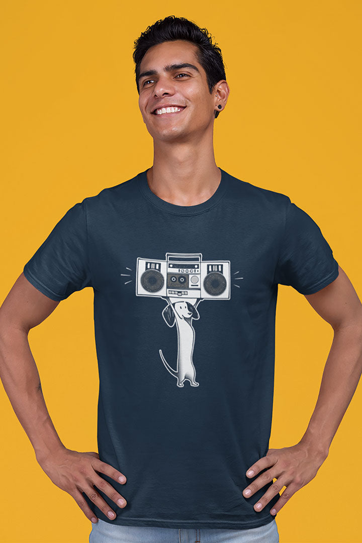 Boombox Dog Men's Graphic Tee