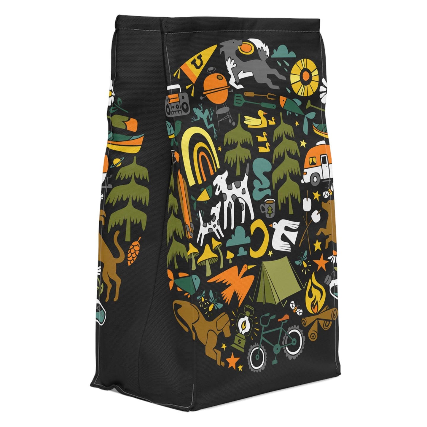 Camp Dogs Polyester Lunch Bag