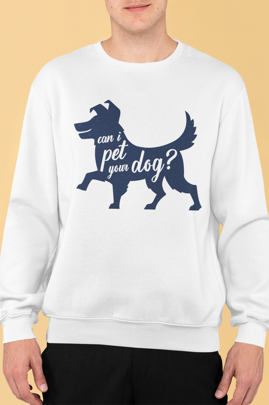 Can I Pet Your Dog Heavy Blend Crewneck Sweatshirt
