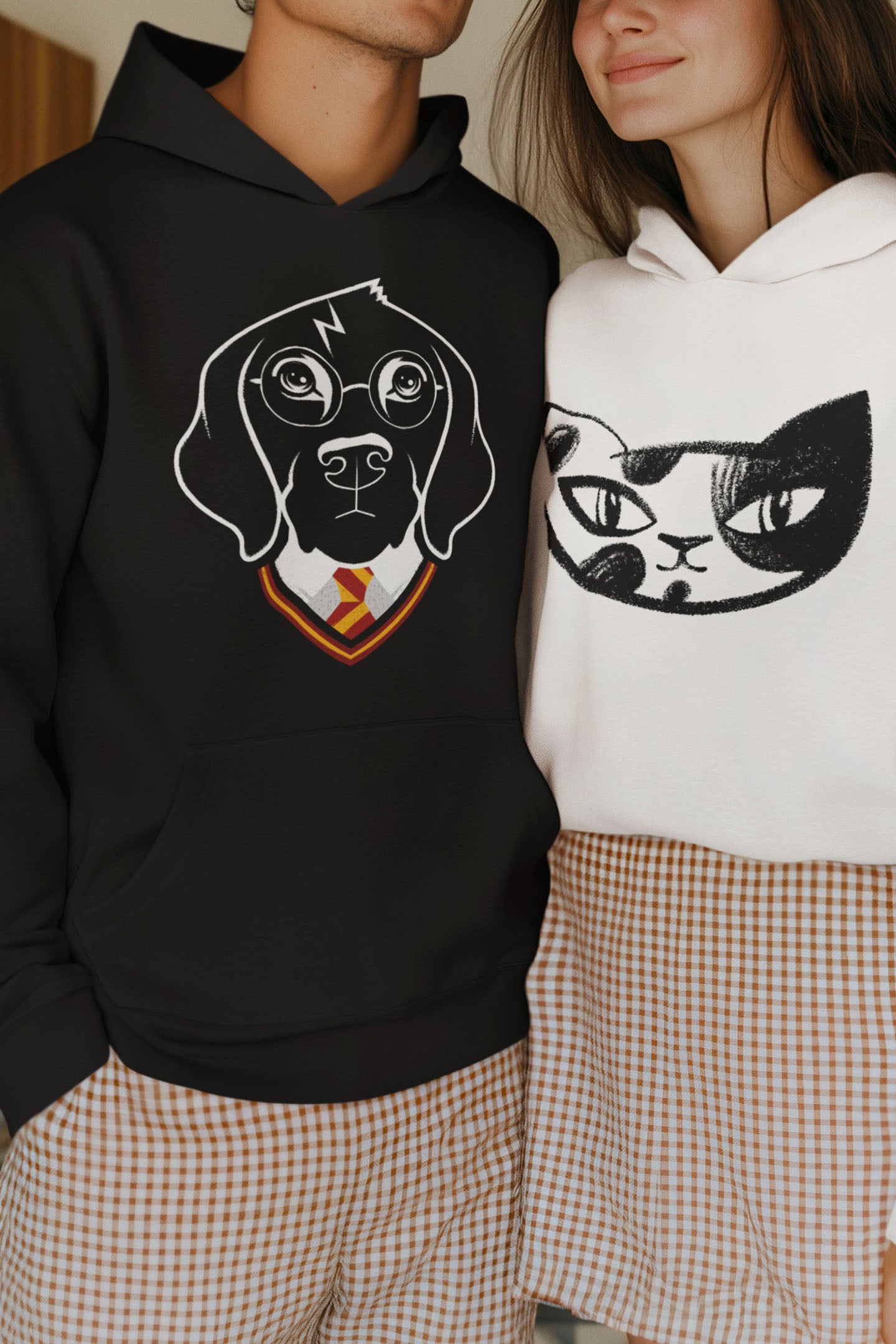 Wizard Dog Men's Hooded Sweatshirt