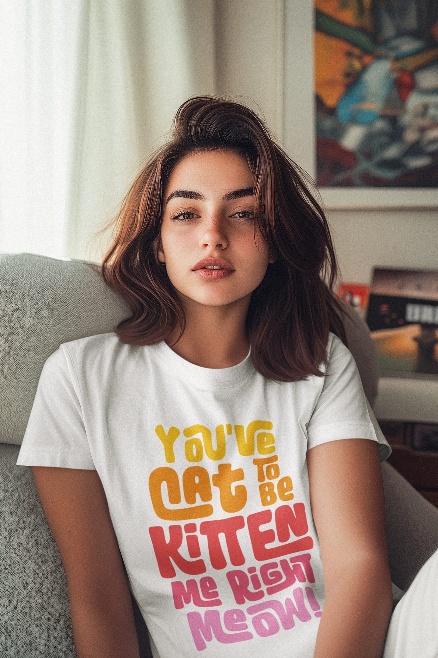 Cat to be Kitten Women's Fitted Tee