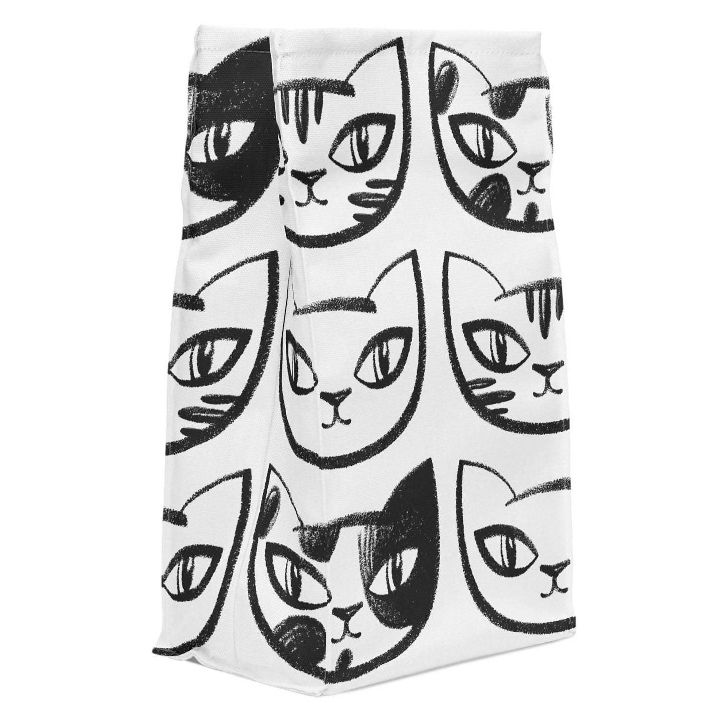 Cat BF's Polyester Lunch Bag