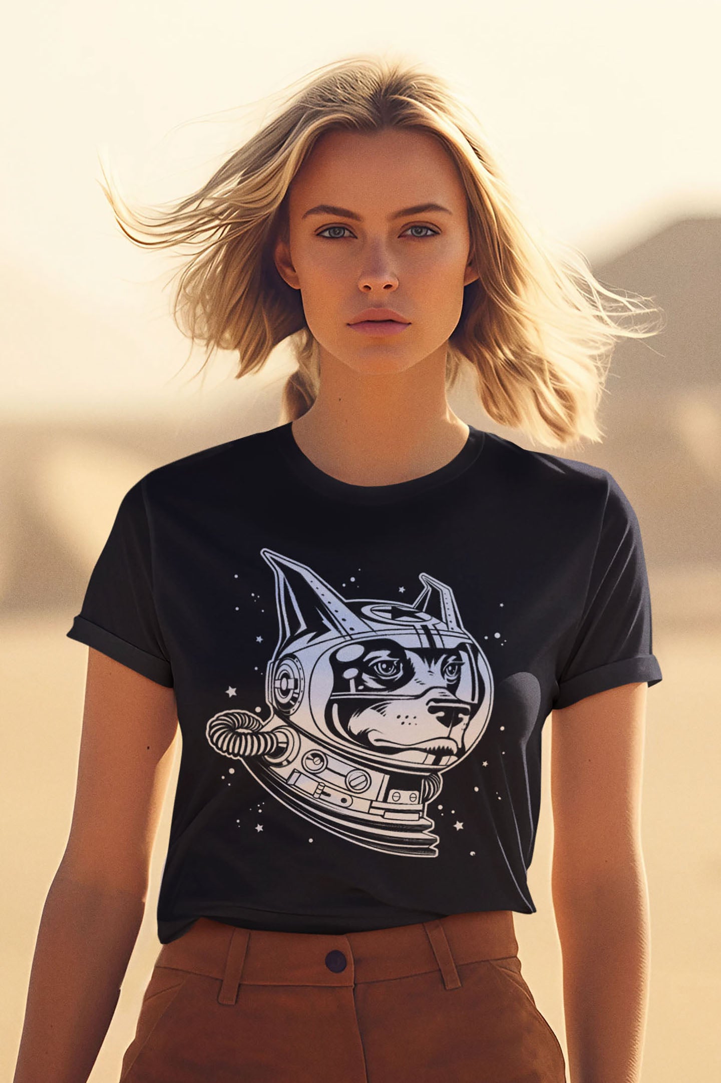 Out of This World Style – Space Dog Tee!