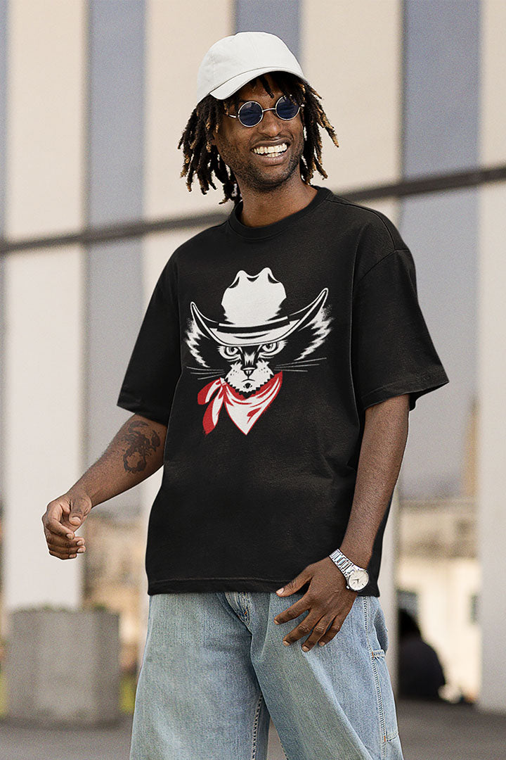 Cowboy Cat Men's Graphic Tee
