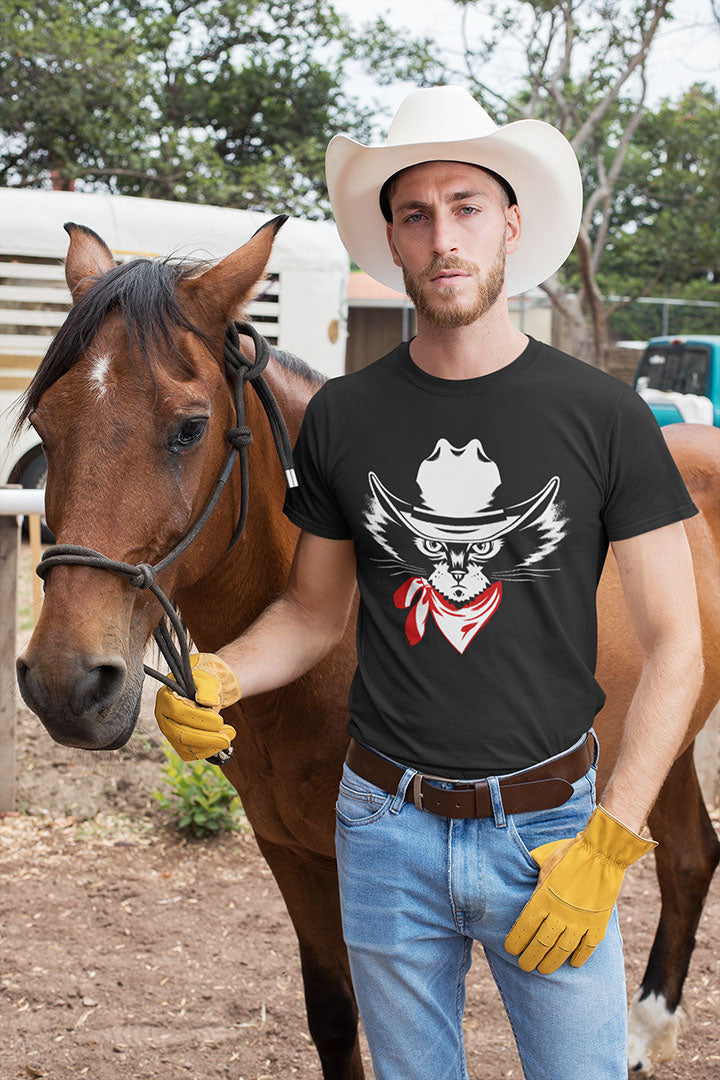 Cowboy Cat Men's Graphic Tee