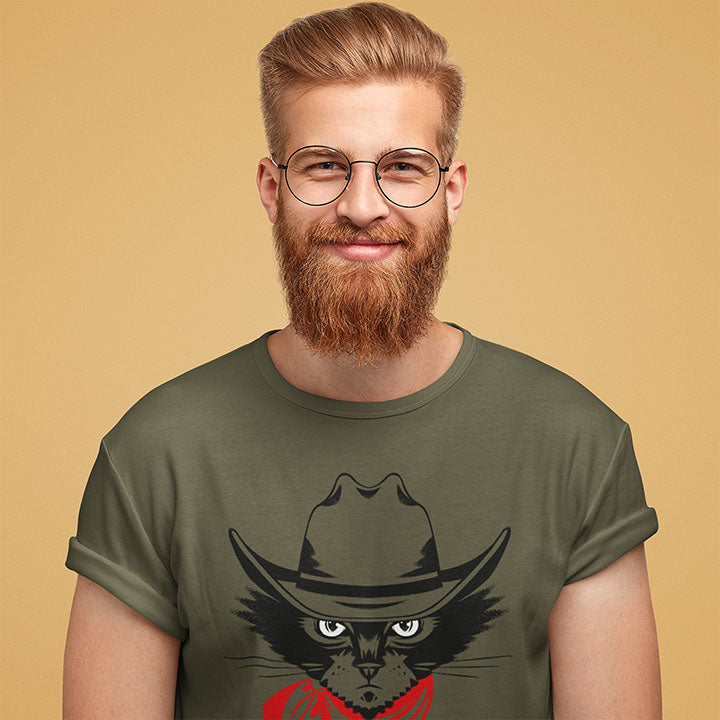 Cowboy Cat Men's Graphic Tee