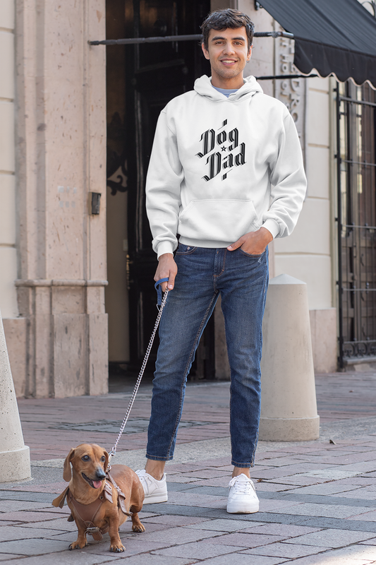 Sophisticated Dog Dad Hooded Sweatshirt