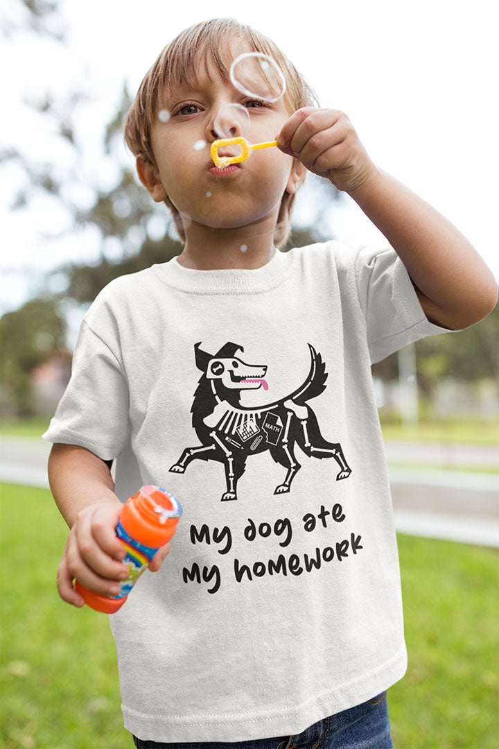 My Dog Ate My Homework Baby Graphic Tee